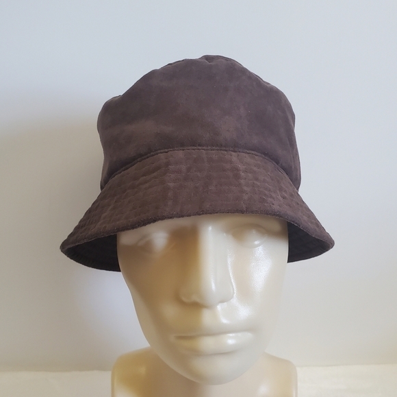 BUCKET Hat Brown Velvet Feel Material Size Small - Picture 2 of 7